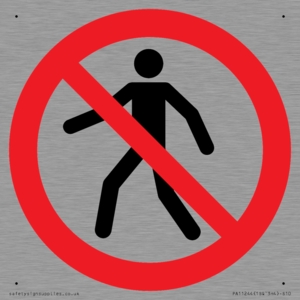 P004 Prohibition: No thoroughfare